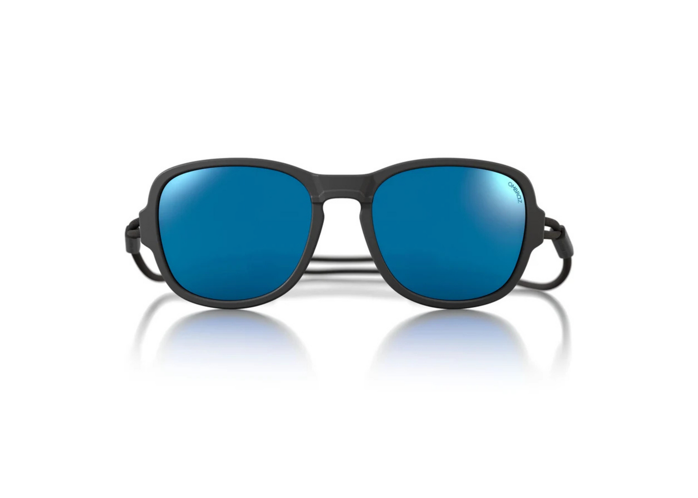 Ombraz Teton / Charcoal / Polarized Grey with Blue Mirror Lens / Regular