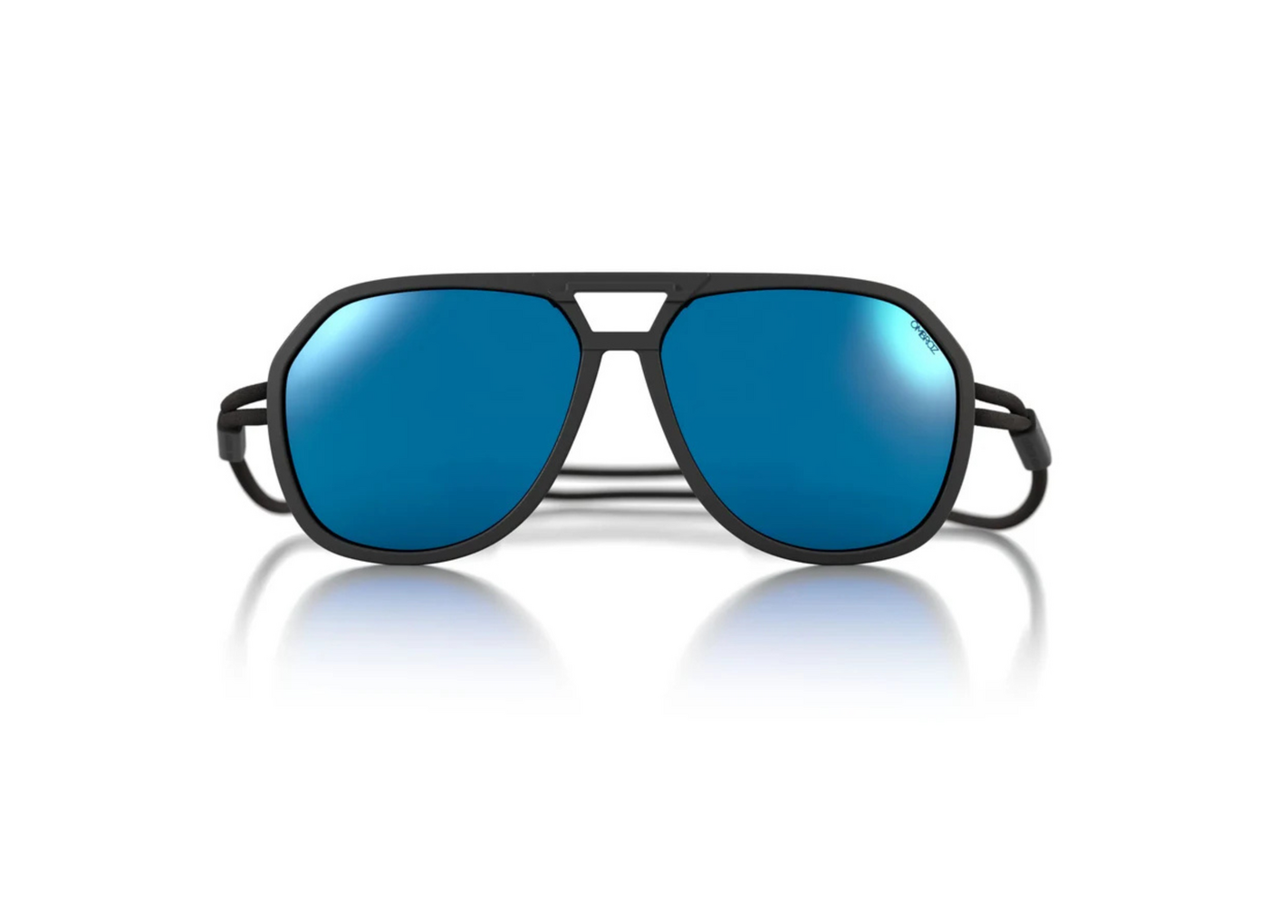 Ombraz Classics / Charcoal / Polarized Grey with Blue Mirror Lens / Regular