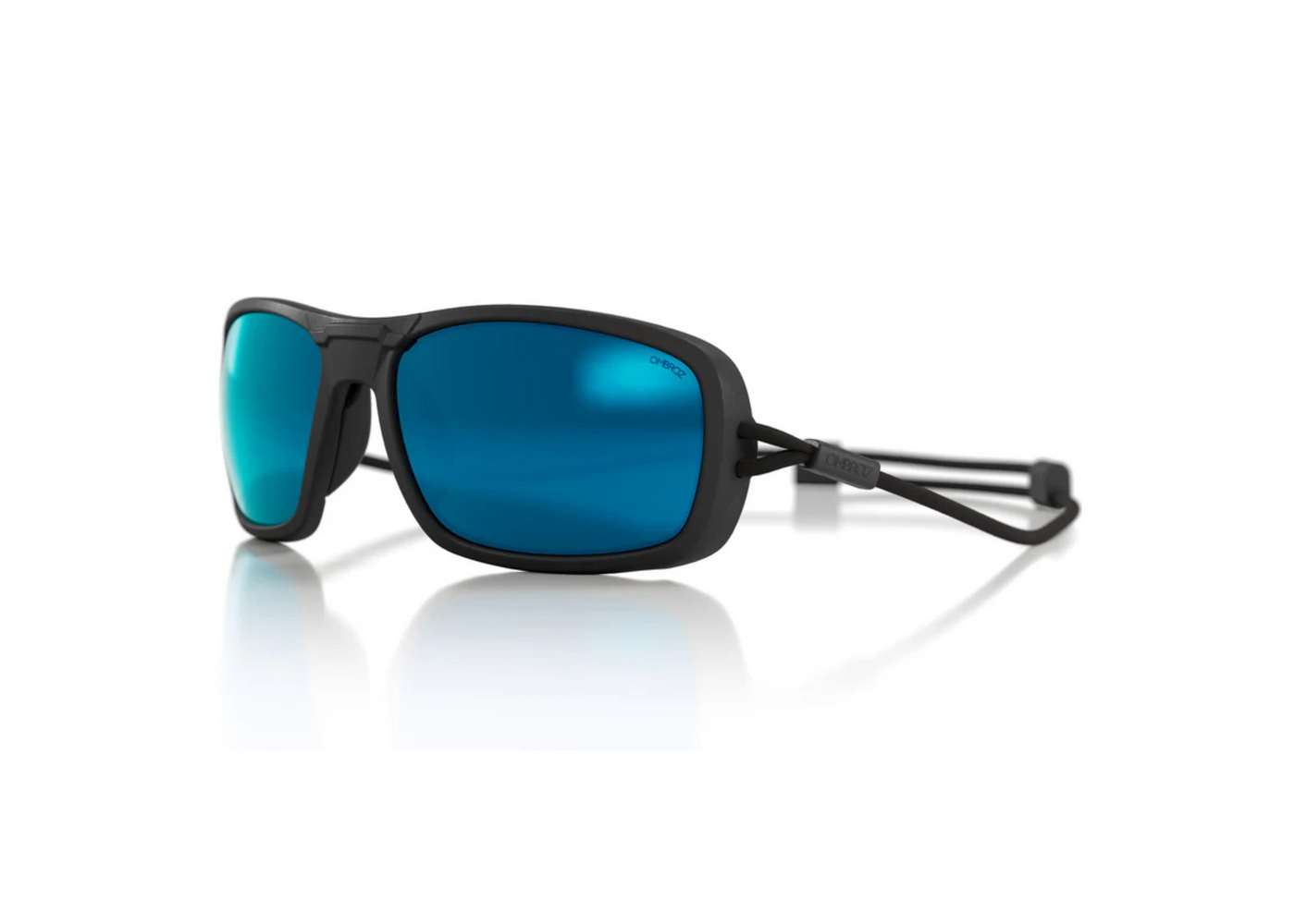 Ombraz Azzurro/Charcoal Frame/ Polarized Blue Mirror Lens