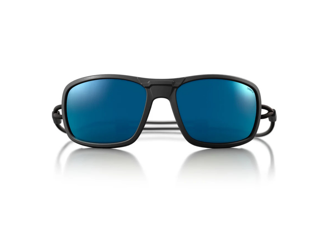 Ombraz Azzurro/Charcoal Frame/ Polarized Blue Mirror Lens