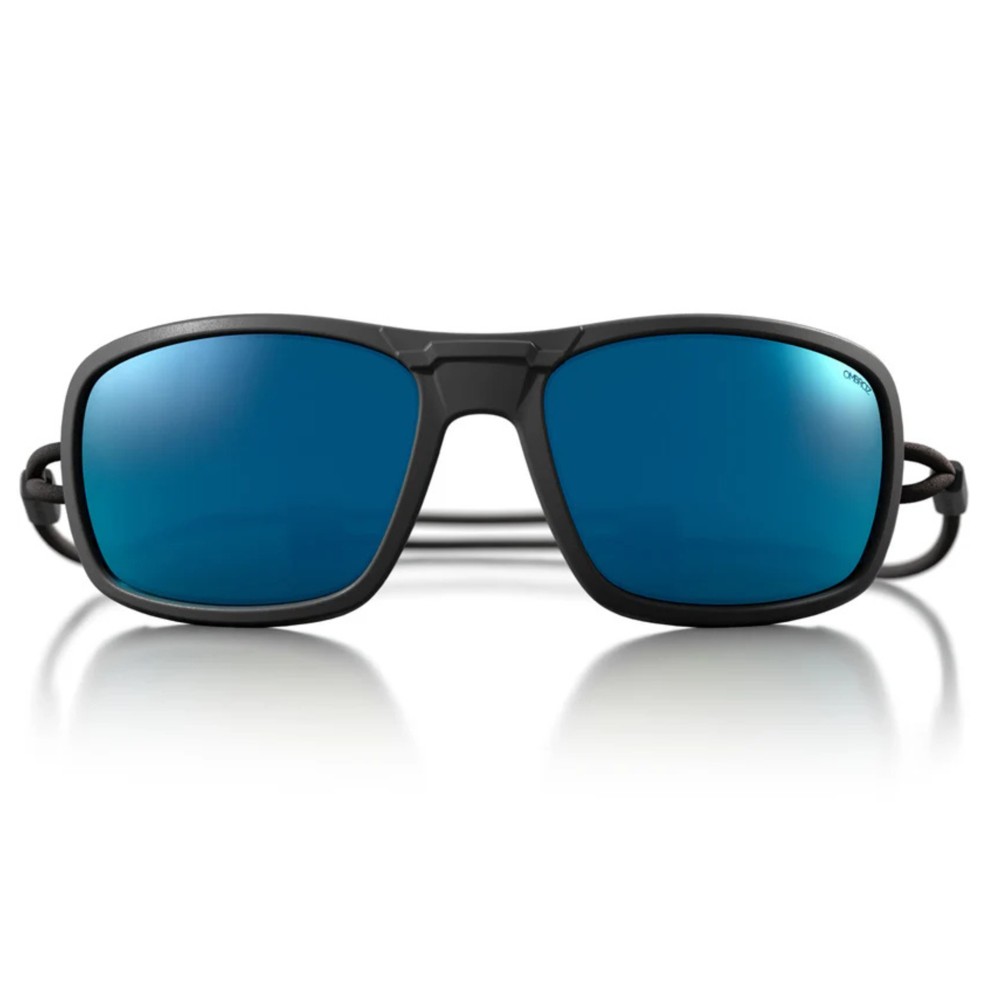 Ombraz Azzurro/Charcoal Frame/ Polarized Blue Mirror Lens