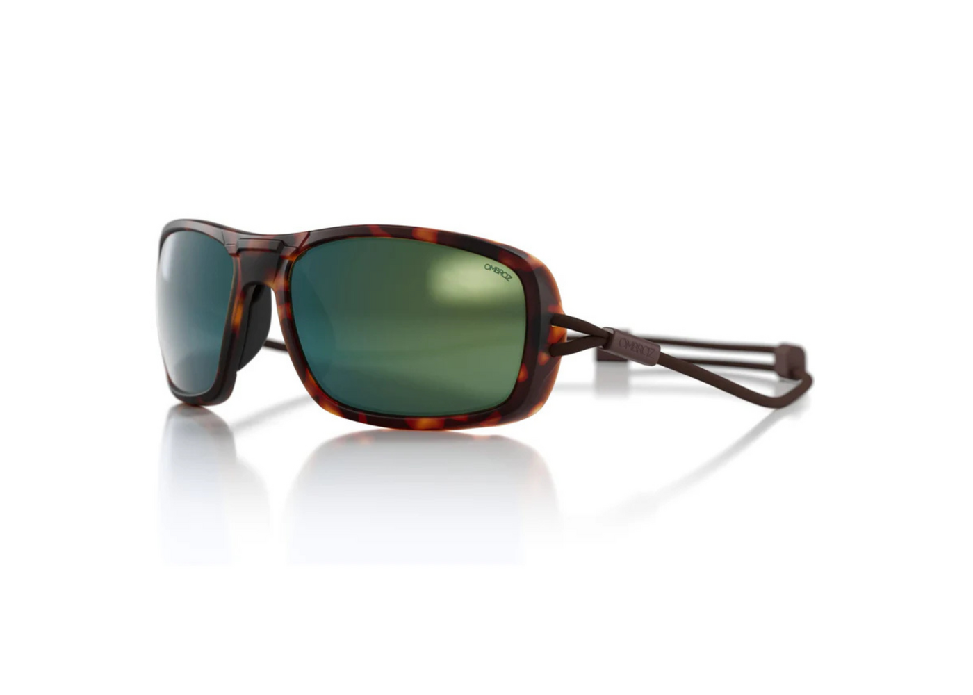 Ombraz Azzurro / Tortoise / Polarized Grey with Green Mirror Lens