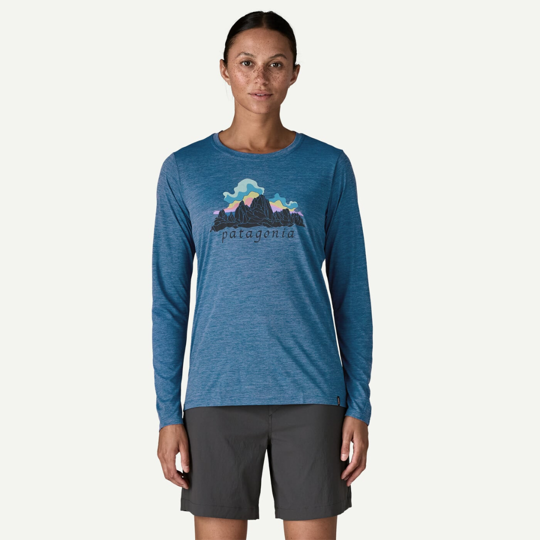 Patagonia W's L/S Cap Cool  Daily Shirt - Fitz  Roy Nimbus
