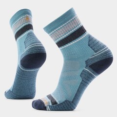 Hike Light Cushion Striped Mid  Crew Sock  L