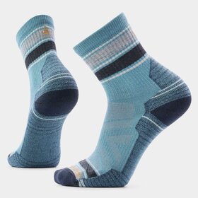 Hike Light Cushion Striped Mid  Crew Sock  L