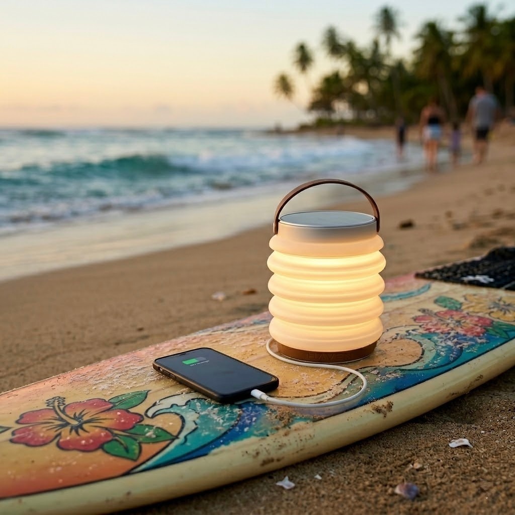 HAVEN Lantern Haven 10000 3-in-1 Solar Lantern + Flashlight + Power Bank