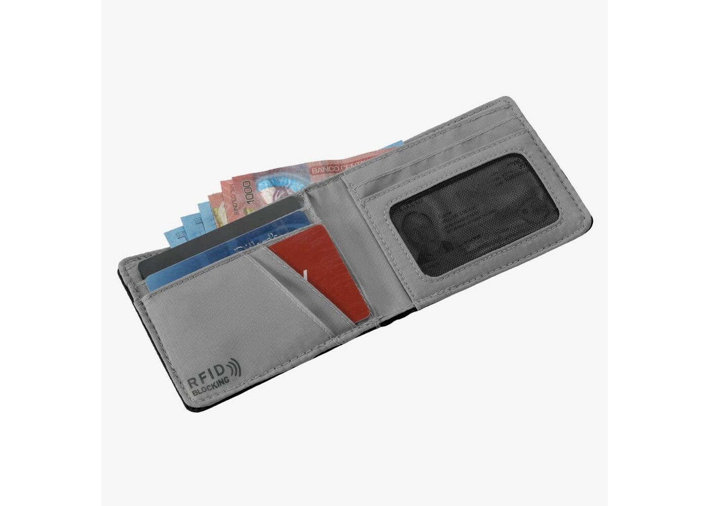Eagle Creek Stash RFID Bifold Wallet Black