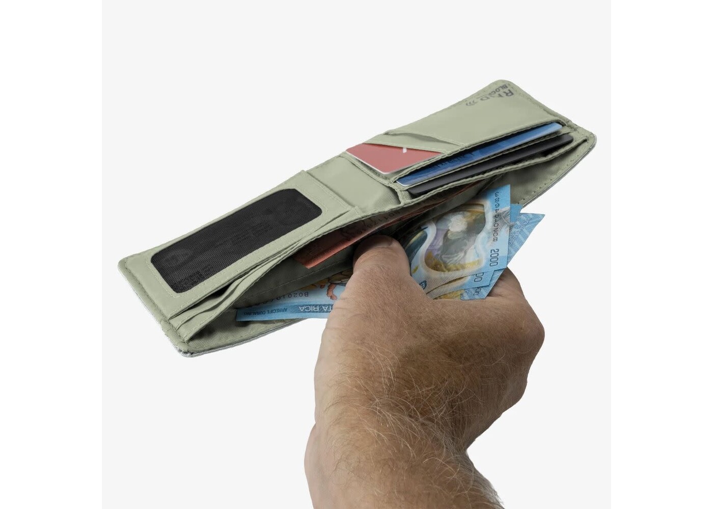 Eagle Creek Stash RFID Bifold Wallet Storm Grey