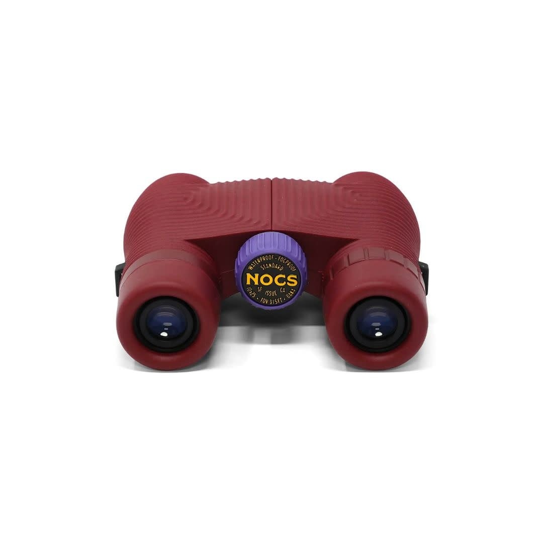 Nocs Standard Issue 10X25  Binoculars Sarcodes Red