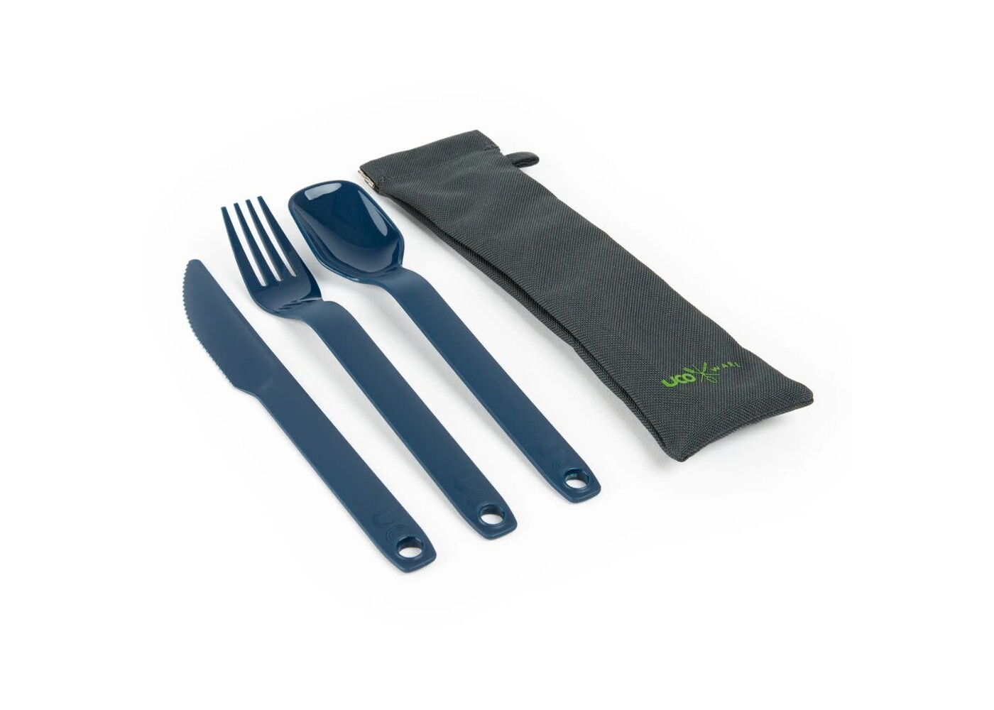 ECO 3-Piece Everyday Utensil Set w/Case - Ocean Blue