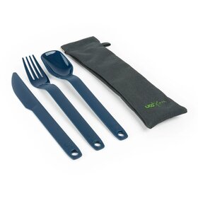  ECO 3-Piece Everyday Utensil Set w/Case - Ocean Blue