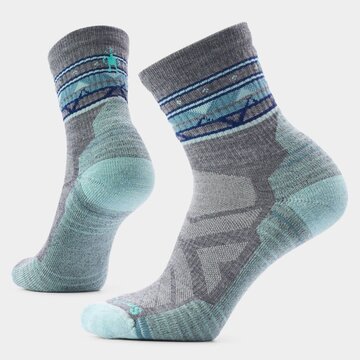  Women's Hike Light Cushion Zig  Zag Valle  Medium Gray  M