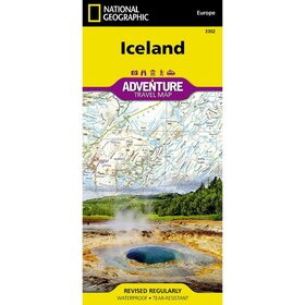 NATIONAL GEOGRAPHIC Adventure Iceland Travel Map