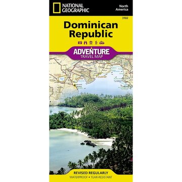 NATIONAL GEOGRAPHIC Adventure Dominican Republic Travel Map