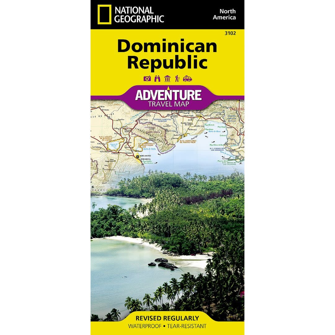 NATIONAL GEOGRAPHIC Adventure Dominican Republic Travel Map