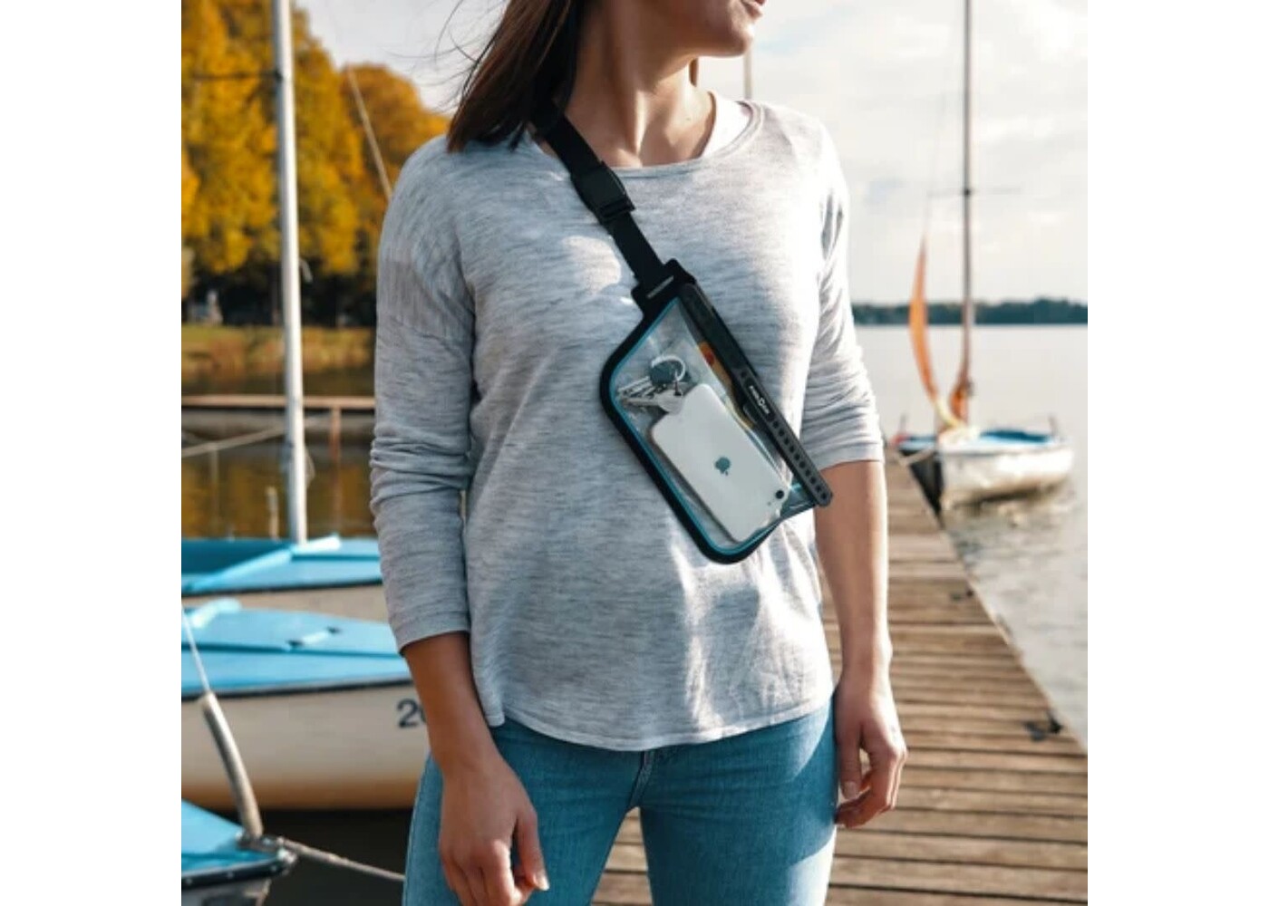 FIDLOCK HERMETIC Sling Bag - Transparent