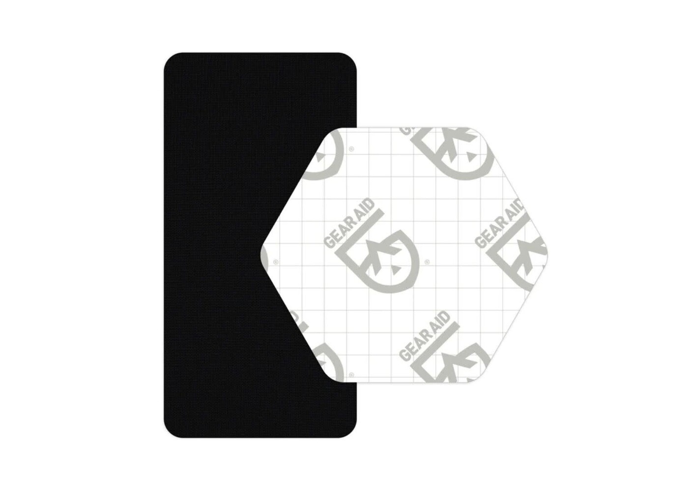GORE-TEX Fabric Patches: 2.5" Hex and 4" Rectangle