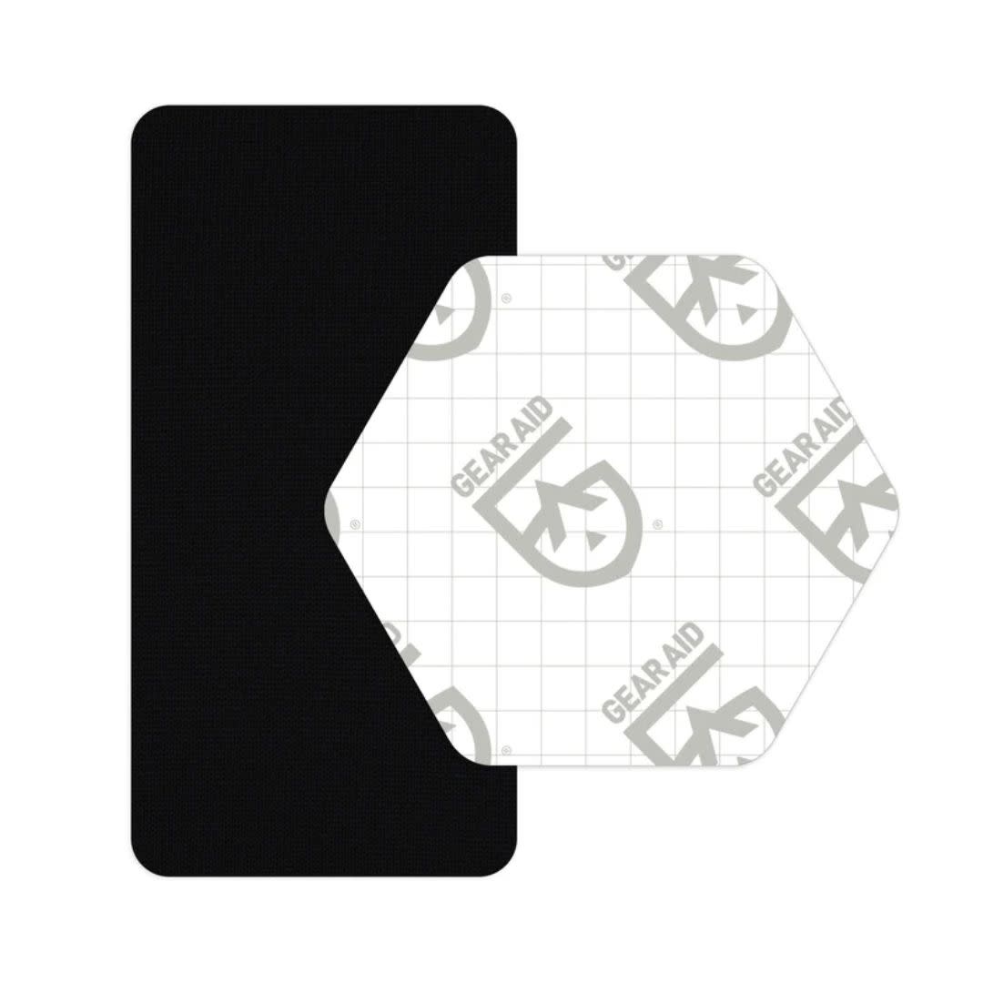 GORE-TEX Fabric Patches: 2.5" Hex and 4" Rectangle