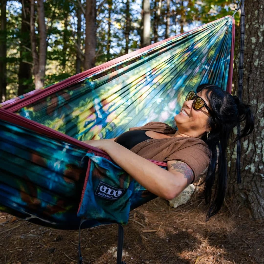 ENO (Eagles Nest Outfitters) DoubleNest Hammock Print Tie Dye - Shibori | Fig OS