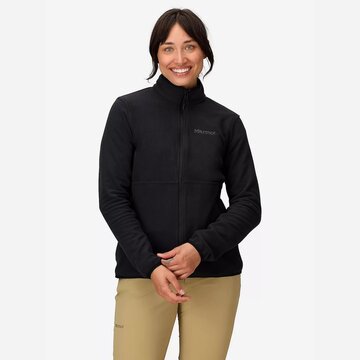 MARMOT WOMENS ROCKLIN FLZP JKT-BLK