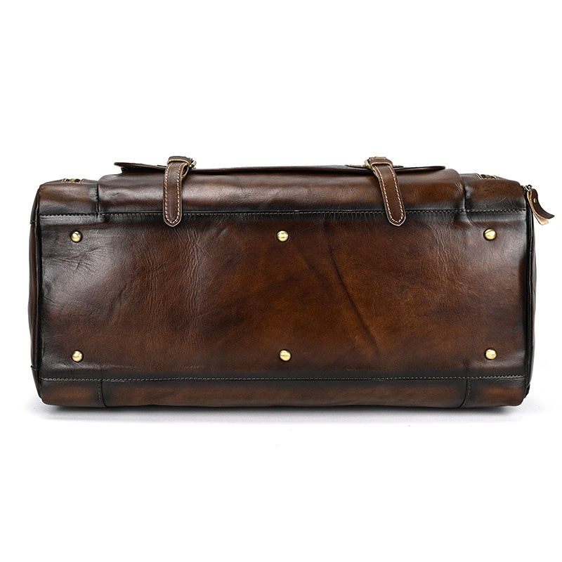Genuine Leather Travel Luggage Bag