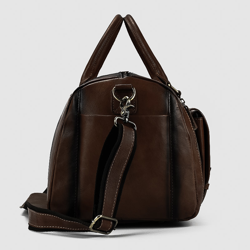 Genuine Leather Travel Luggage Bag