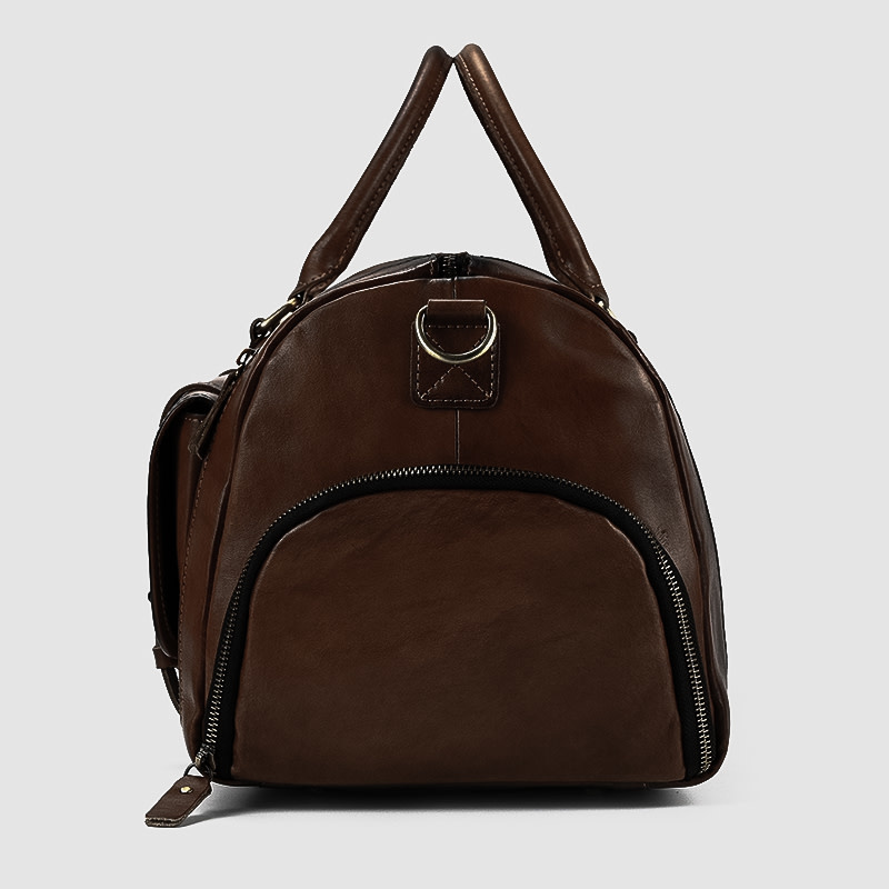 Genuine Leather Travel Luggage Bag