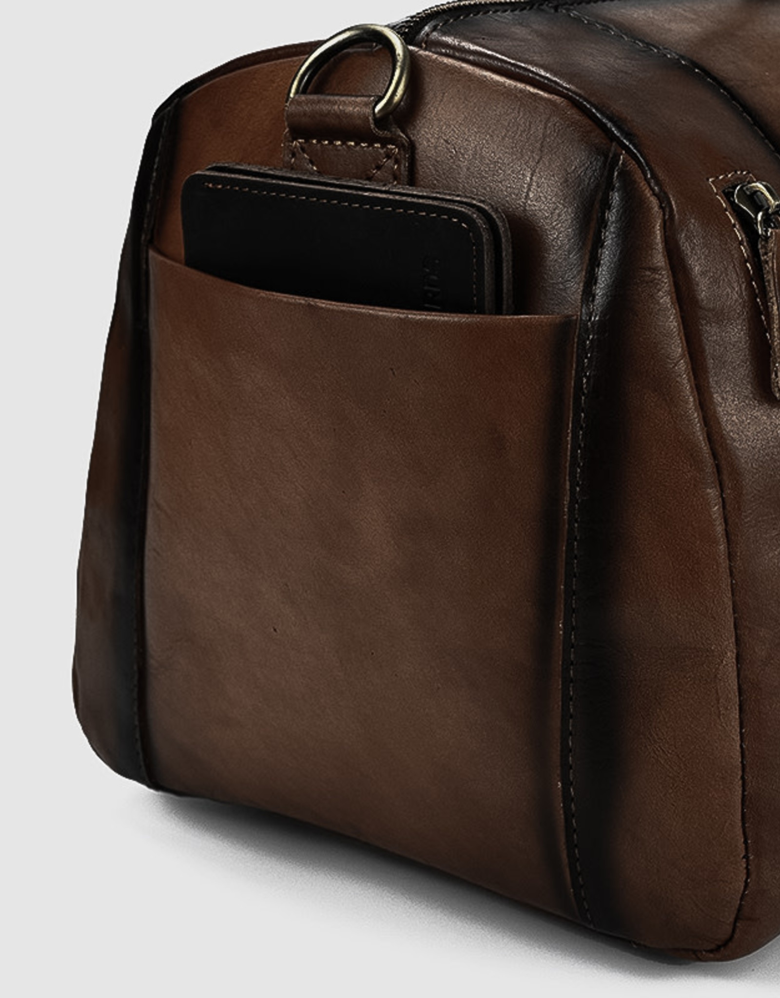 Genuine Leather Travel Luggage Bag