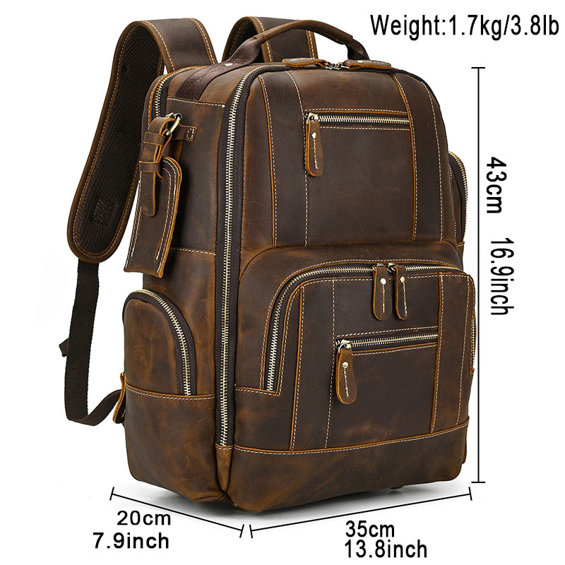 Oliver Backpack Genuine Leather