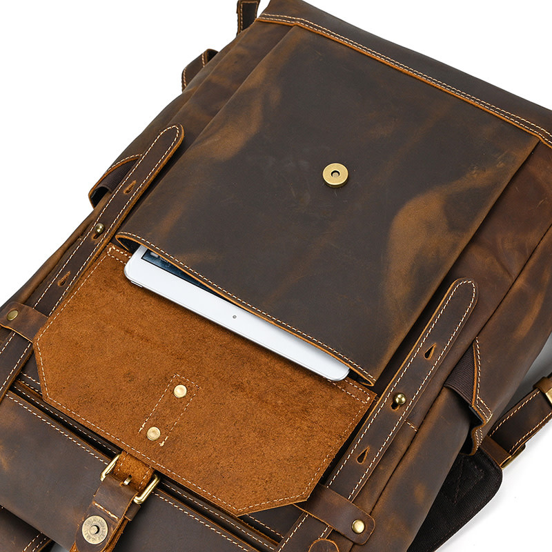Elijah Backpack Genuine Leather