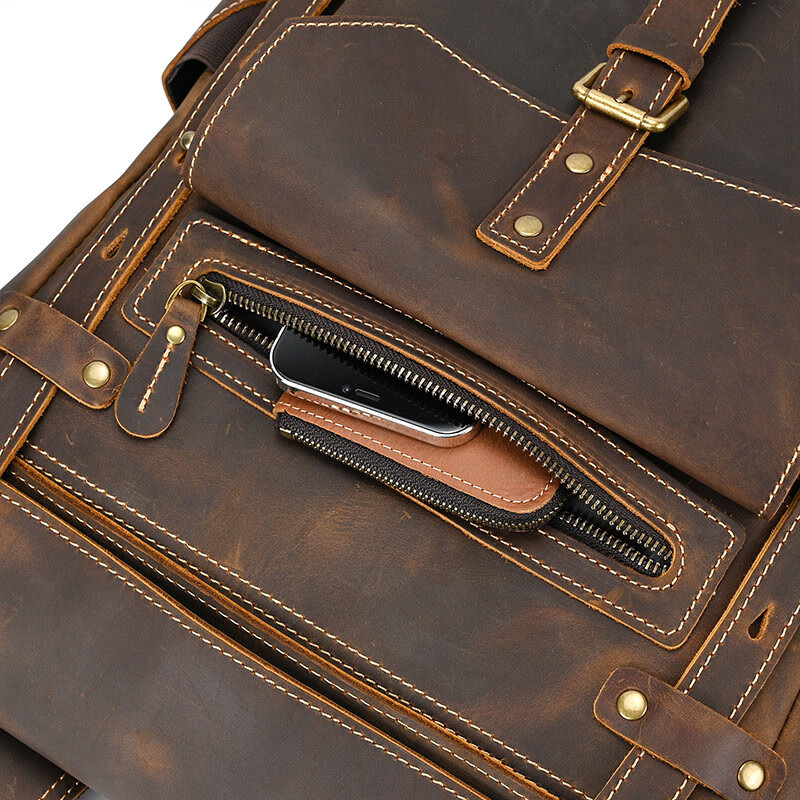 Elijah Backpack Genuine Leather
