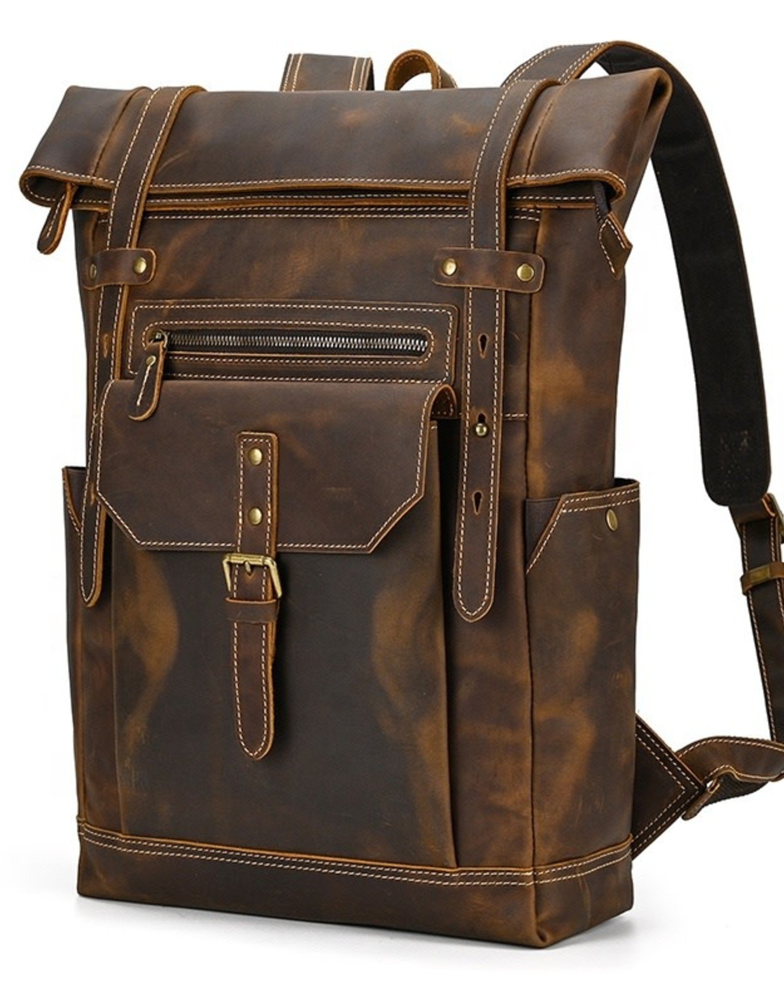 Elijah Backpack Genuine Leather