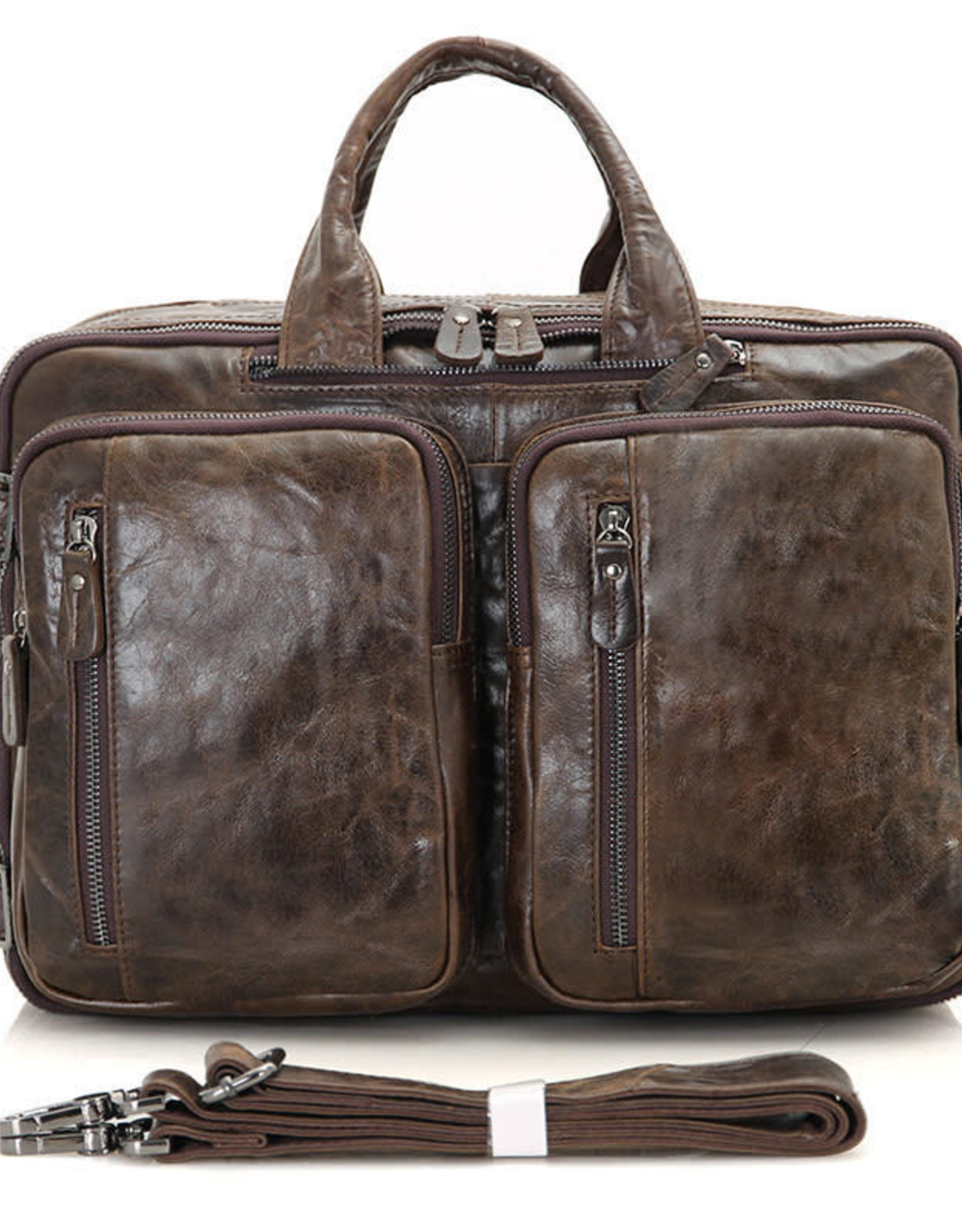 James Briefcase Genuine Leather