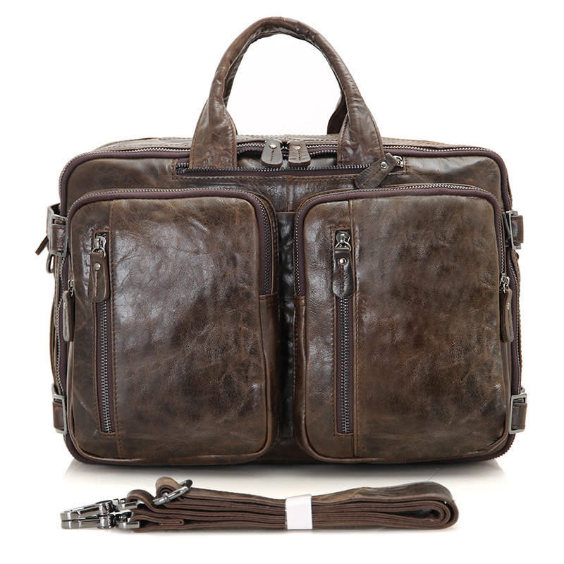 James Briefcase Genuine Leather