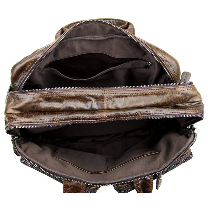 James Briefcase Genuine Leather
