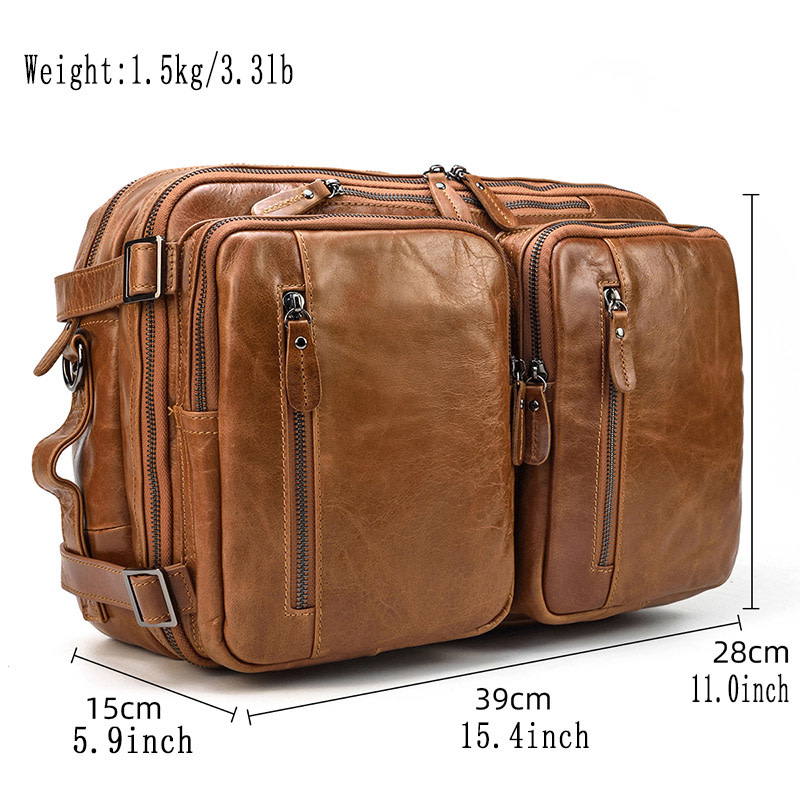 Benjamin Briefcase Genuine Leather