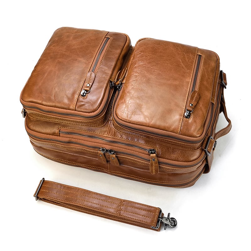 Benjamin Briefcase Genuine Leather