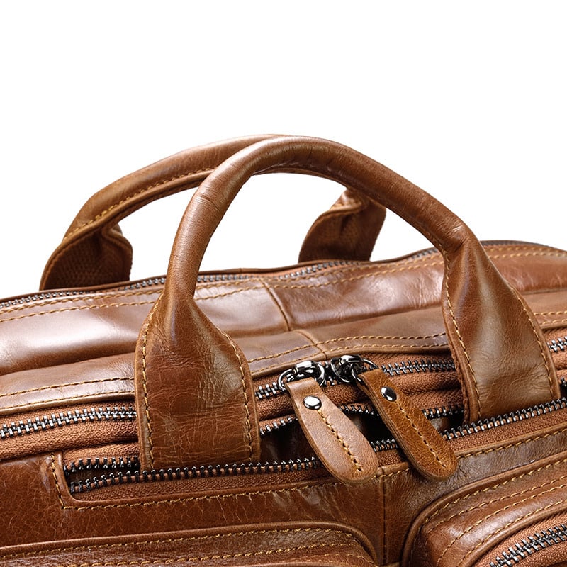 Benjamin Briefcase Genuine Leather