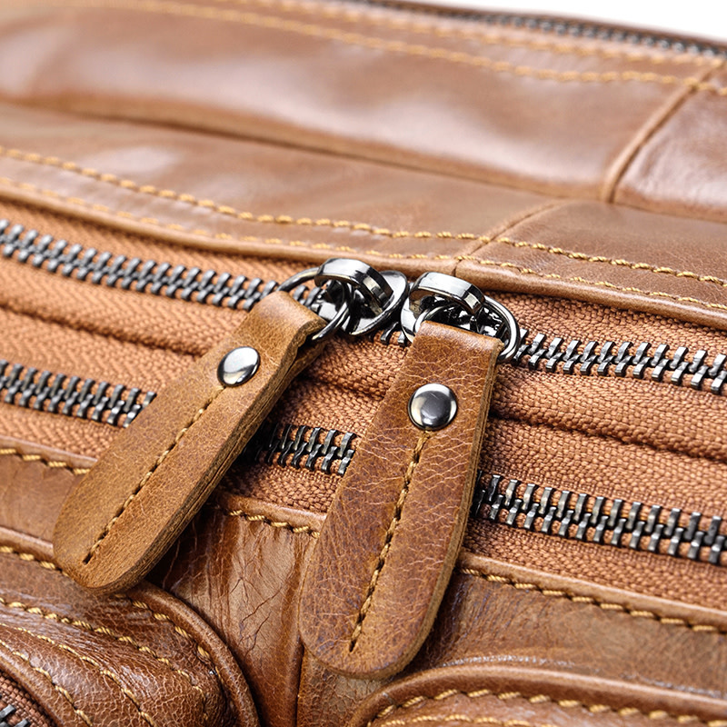 Benjamin Briefcase Genuine Leather