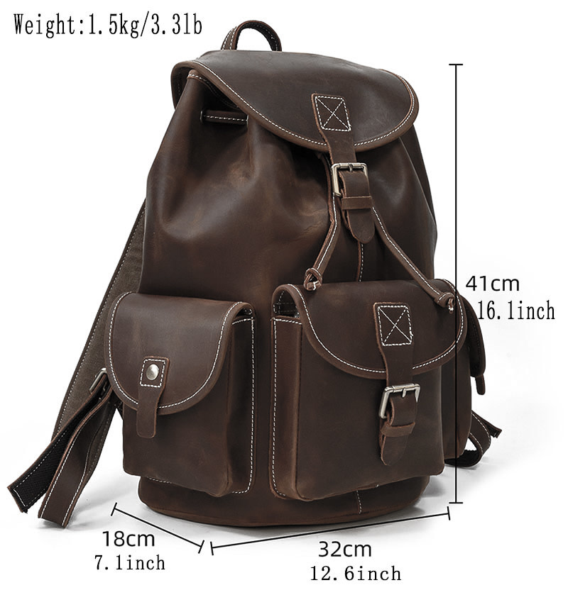 William Backpack Genuine Leather