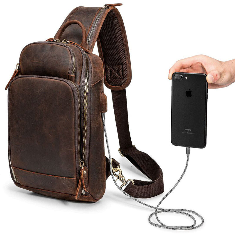 Michael Chest Bag Genuine Leather
