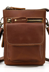 Daniel Shoulder Strap waist Bag Genuine Leather