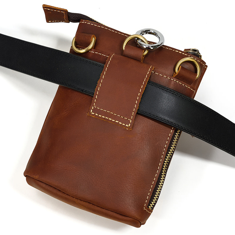 Daniel Shoulder Strap waist Bag Genuine Leather