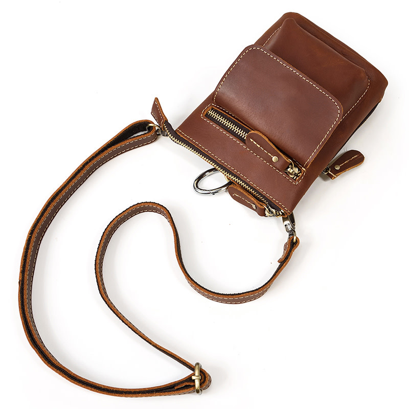 Daniel Shoulder Strap waist Bag Genuine Leather