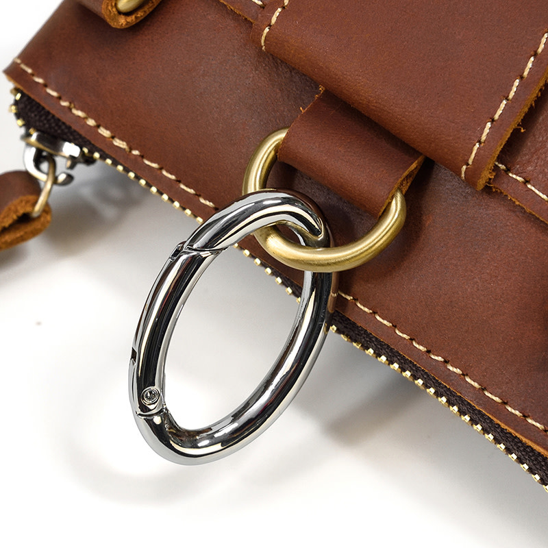 Daniel Shoulder Strap waist Bag Genuine Leather