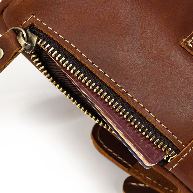 Daniel Shoulder Strap waist Bag Genuine Leather