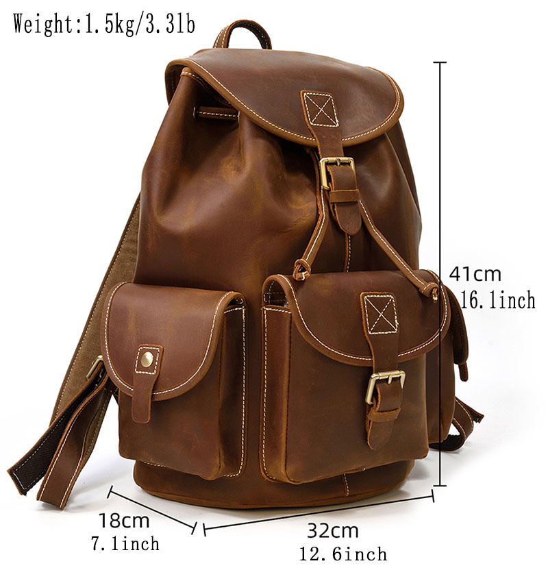 Jacob Backpack Genuine Leather
