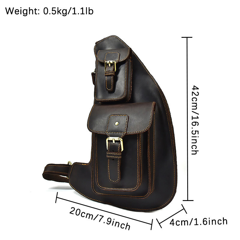 Levi Chest Strap Bag Genuine Leather