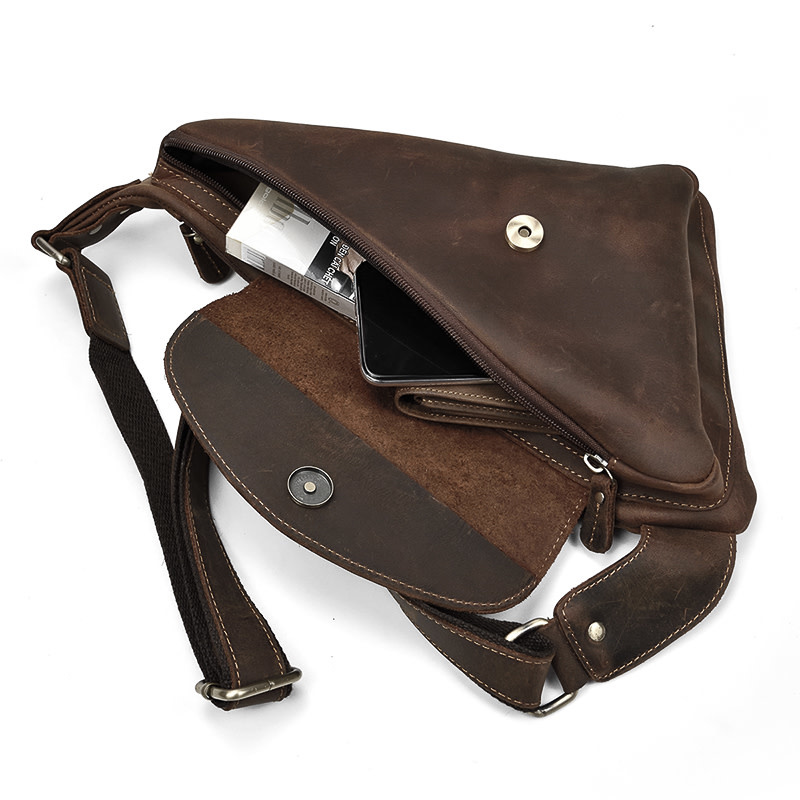 Sabastian Chest Strap Bag Genuine Leather