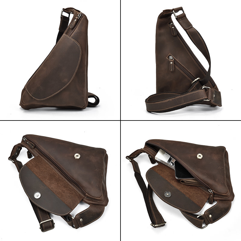 Sabastian Chest Strap Bag Genuine Leather